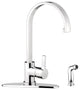 Polished Chrome Gourmetier Single Handle Kitchen Faucet Chrome GS8711CTLSP