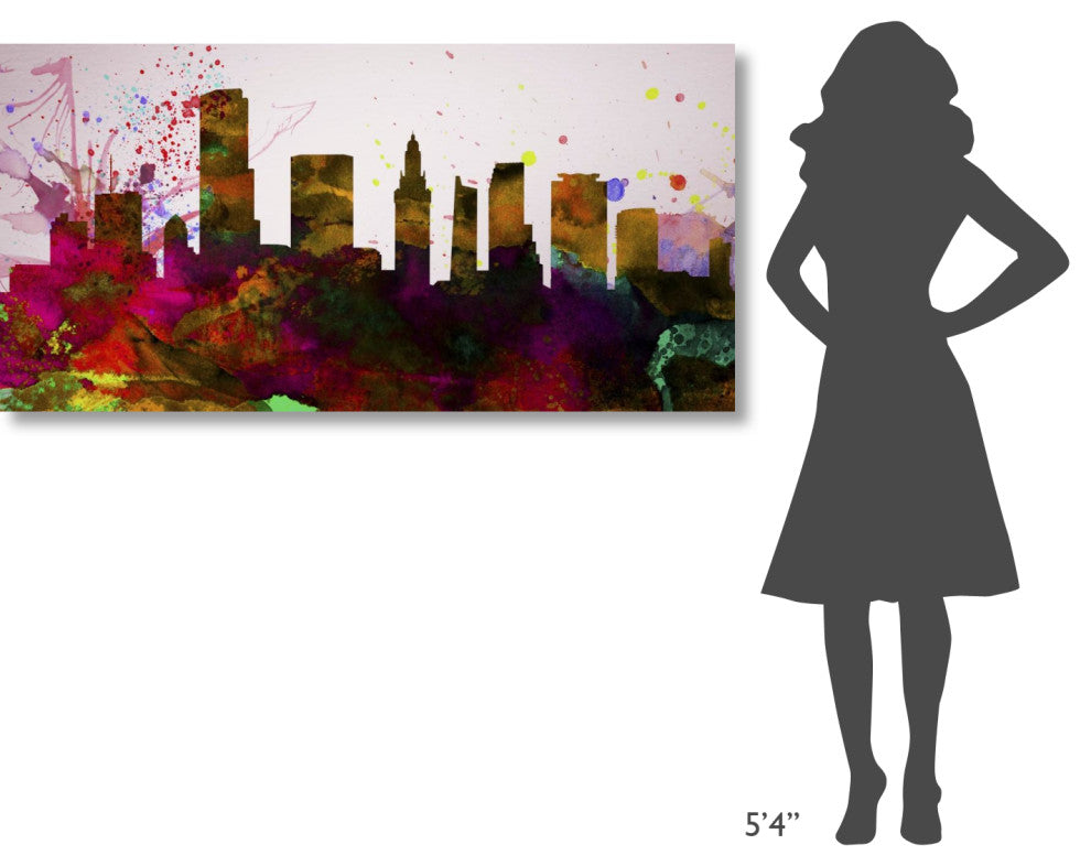 "Miami City Skyline" Fine Art Print