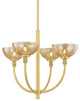 Mitzi Eva Chandelier Aged Brass