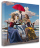 "Cafe Oceanus" By Paul Kelley,Ready to Hang Giclee Print on Gallery Wrap Canvas
