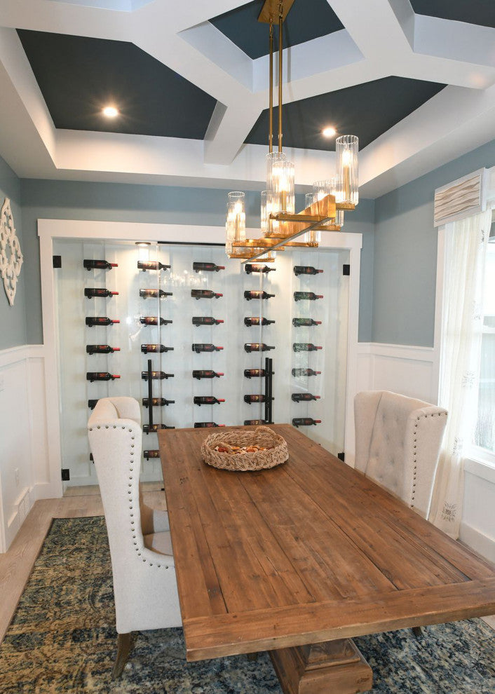 Vino Pins 1 Wall Mounted Wine Rack Peg, Gunmetal, Drywall Mounting