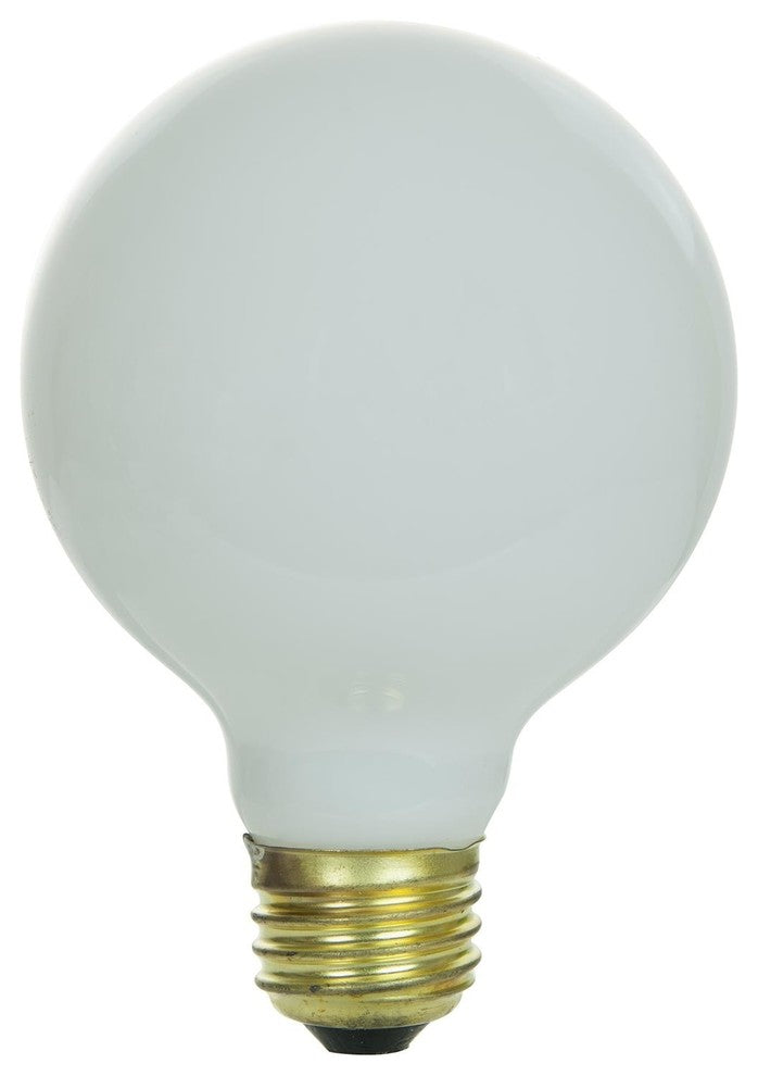 Sunlite Incandescent 25 Watt G25 Globe 150 Lumens 120V White Light Bulb, 12 Pack