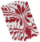 22"x22" British Colonial, Geometric Print Napkin, Red, Set of 4