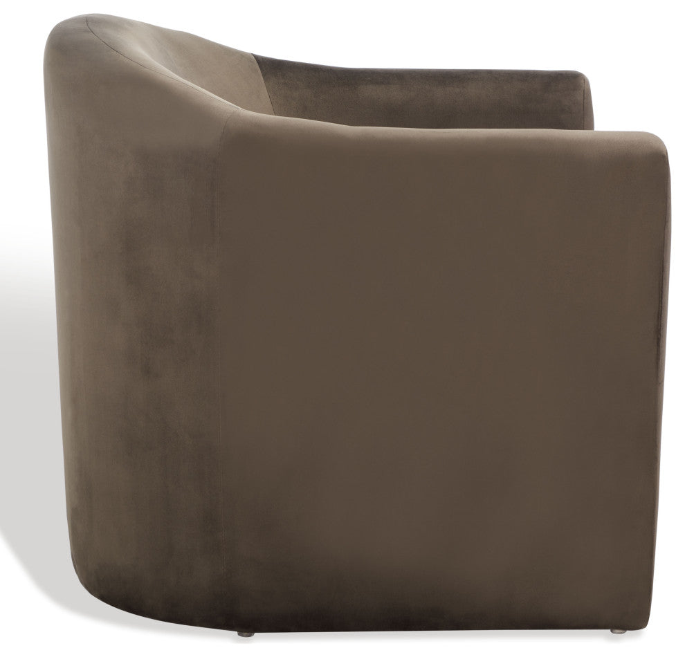 Safavieh Laylette Upholstered Accent Chair, Dark Brown