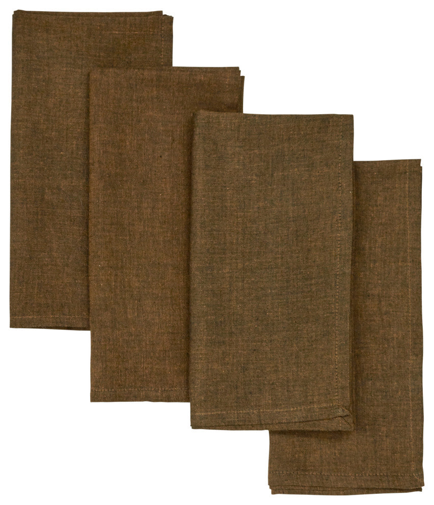Gilt Cotton Napkin Set of 4