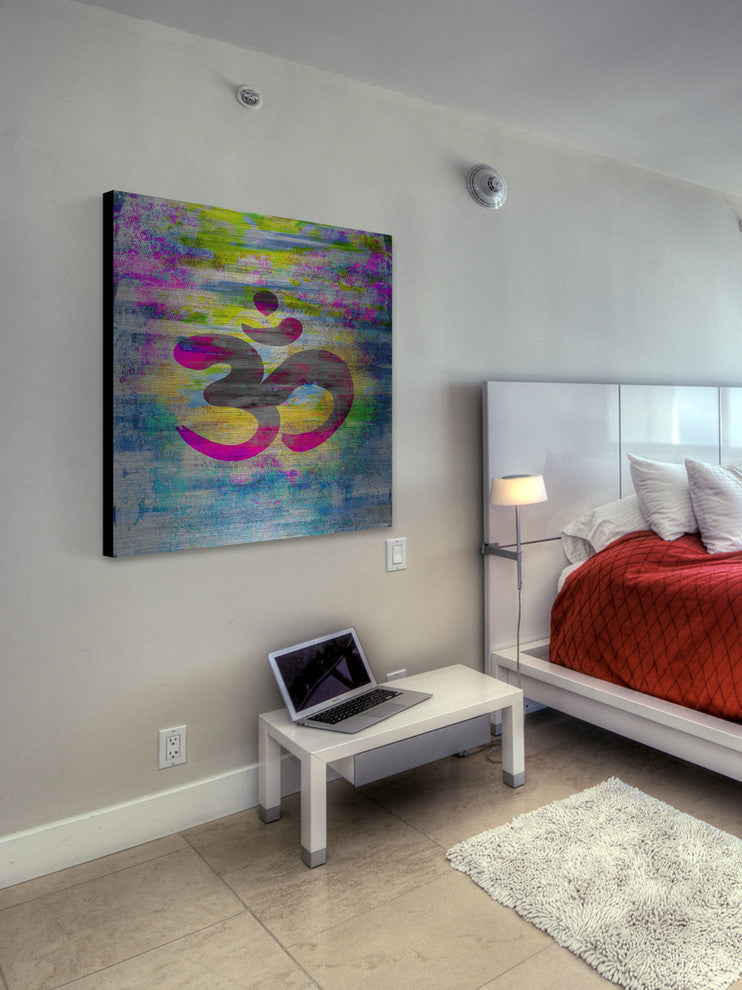 "Nashik" UV Ink Print on Brushed  Aluminum, 32"x32"