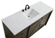 Home Living 60" Single Bathroom Vanity, Expresso