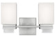 Feiss VS20602SN Two Light Vanity Feiss Maddison Satin Nickel