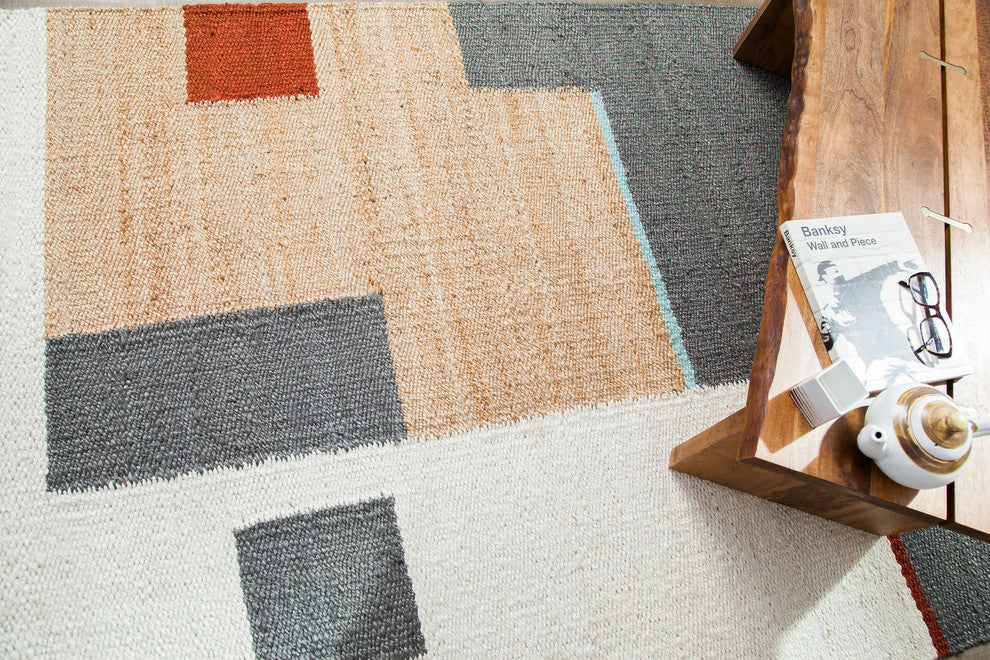 Heera Abstract Area Rug, 8'x10'