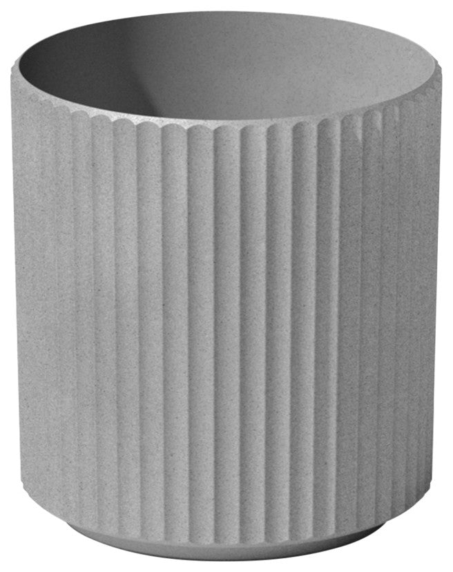 Veradek Demi Series Planter, Gray, 12", 1 Pack