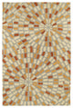 Kaleen Hand-Tufted Rosaic Wool Rug, Beige, 5'x7'9"