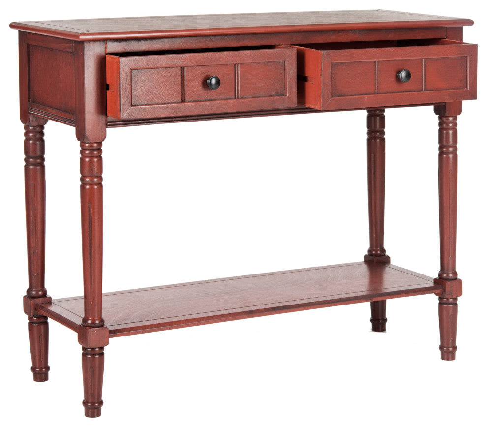 Safavieh Samantha 2-Drawer Console, Red