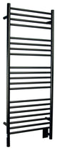 Jeeves Model D-Straight 20-Bar Hardwired Towel Warmer, Oil Rubbed Bronze