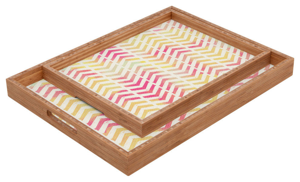Allyson Johnson My Favorite Chevron Rectangular Tray