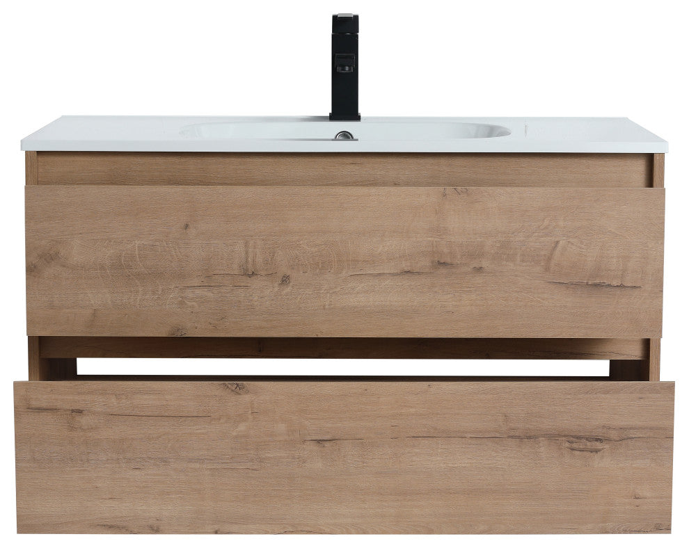 36" Sink Vanity, Plywood, Smc Top, No Faucet