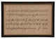 Antique Alphabet # 92, Black Frame With Silver Bead