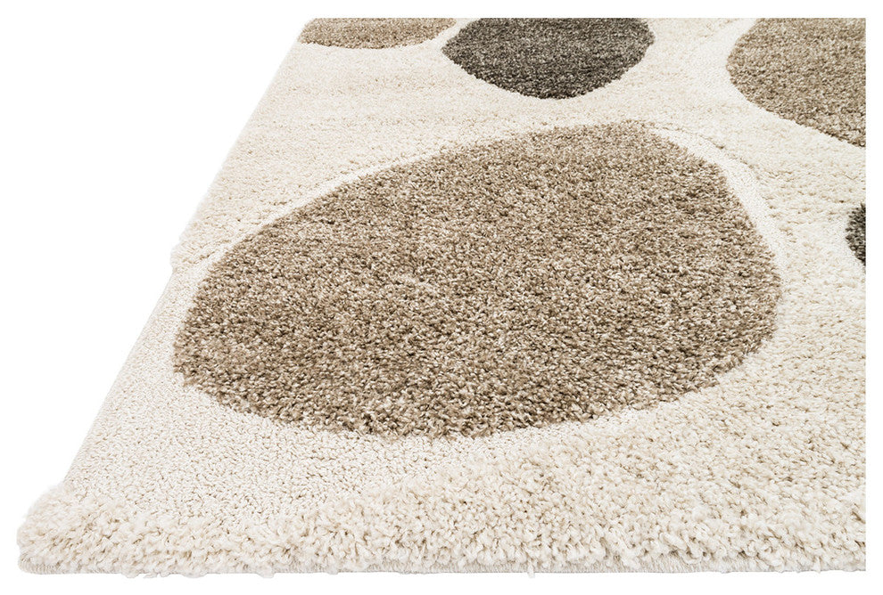 Enchant EN-04 Ivory Multi Area Rug, 7'7" Square