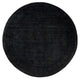 Overdyed One-of-a-Kind Hand-Knotted Area Rug Black, 9' 1" x 9' 1"