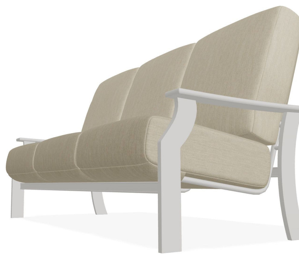 St. Catherine Deep Seat 3-Seat Outdoor Sofa, Huskie/Snow