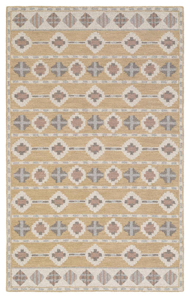 Freya Quince Area Rug, Gold, 8'x10'