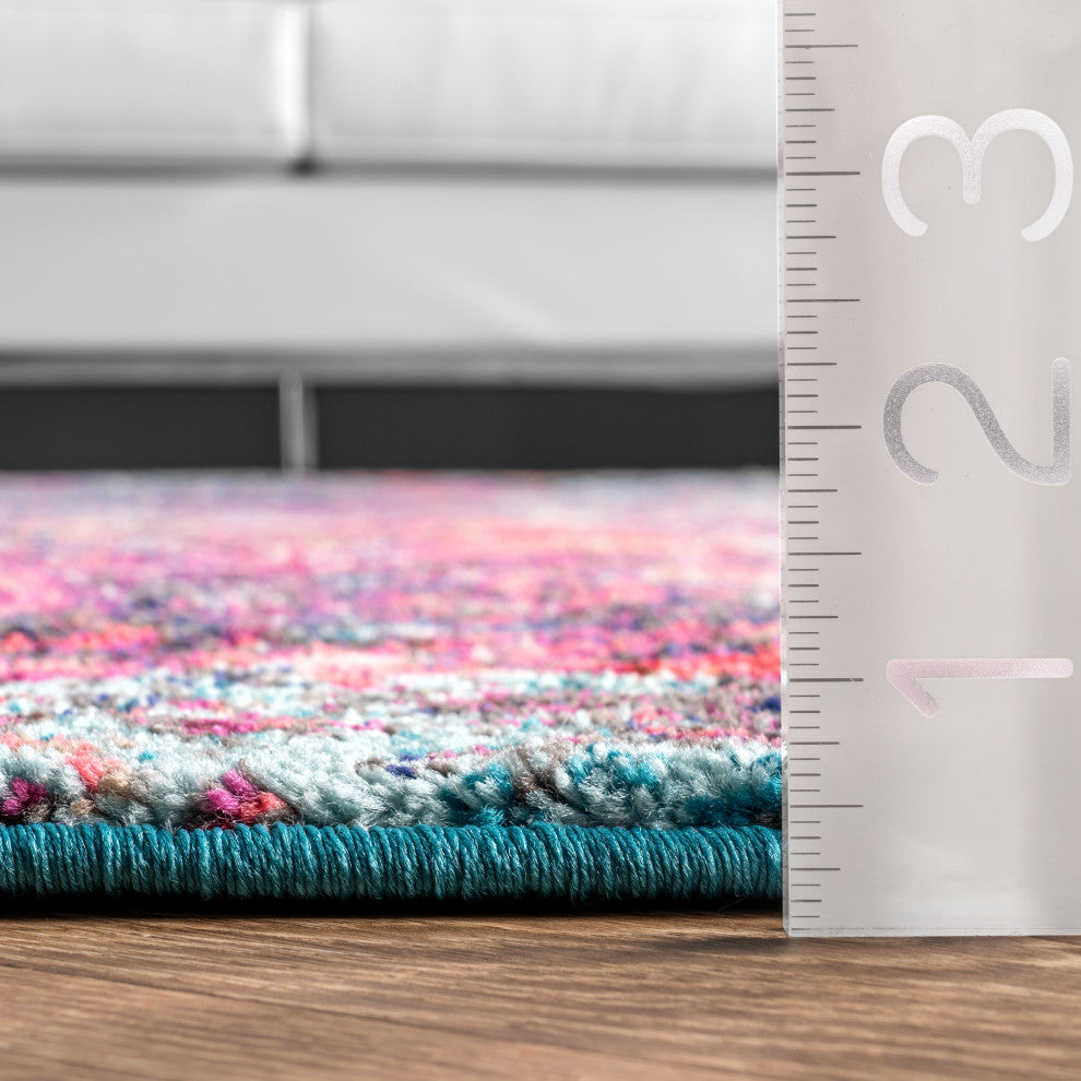 Nuloom Cloud Nebula Abstract Area Rug, Multicolor 8'x10'