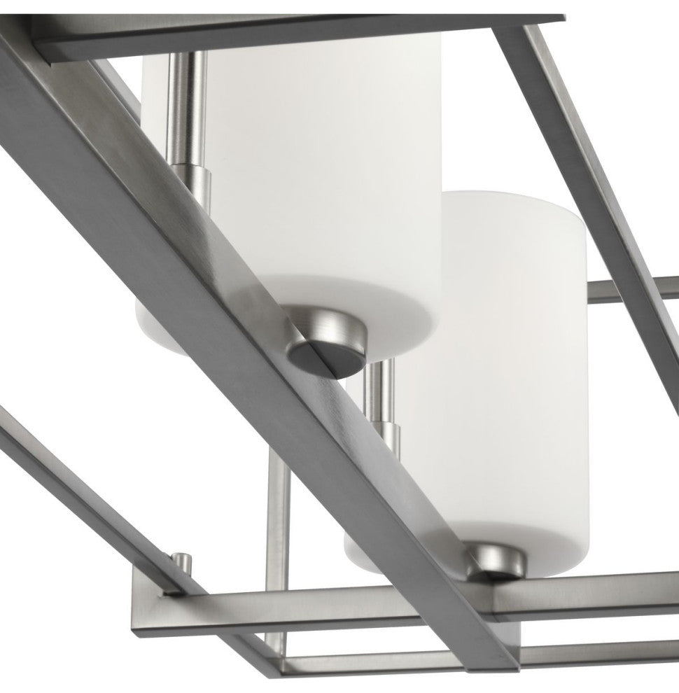 Chadwick Collection 3-Light Brushed Nickel Island Chandelier