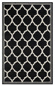 Safavieh Amherst Amt415G Outdoor Rug, Anthracite/Ivory, 5'0" X 8'0"