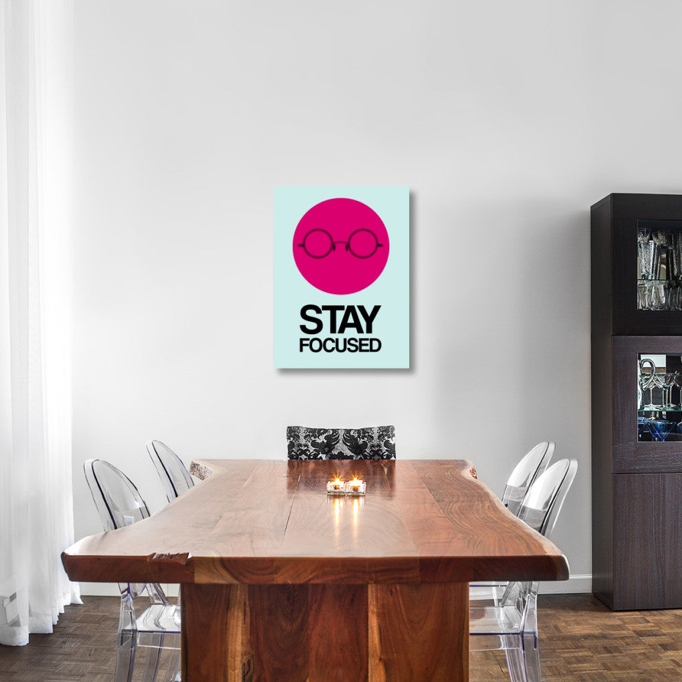 "Stay Focused Circle Poster 1" Fine Art Print