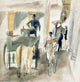 Jules Pascin A Street in Cuba - 20" x 20" Premium Canvas Print