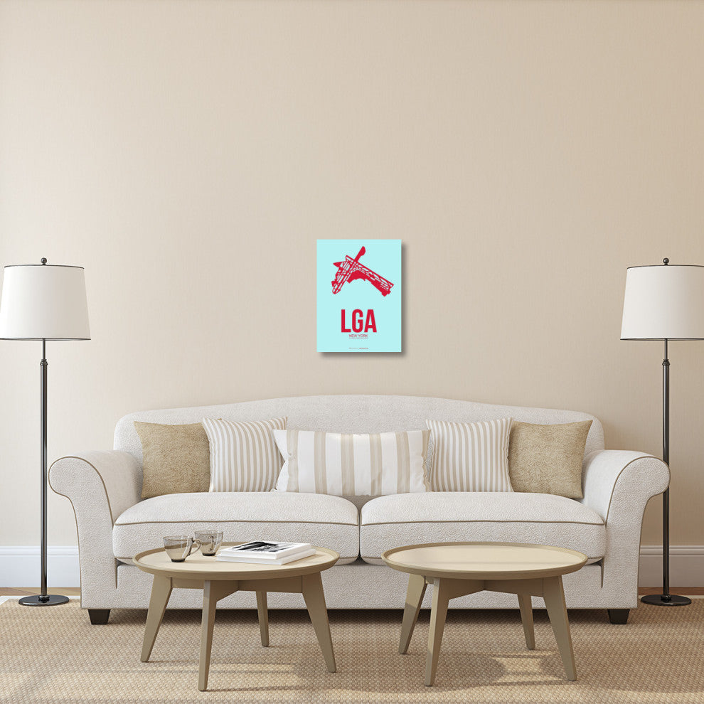 "LGA New York Poster 2" Fine Art Print