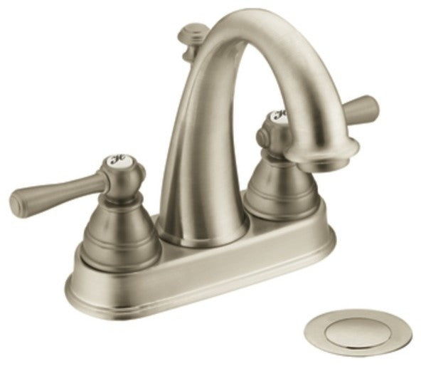 Moen Kingsley 6121BN Faucet, Brushed Nickel, 5"x9"x7"