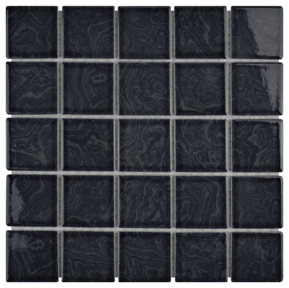 Resort Storm Black Porcelain Floor and Wall Tile