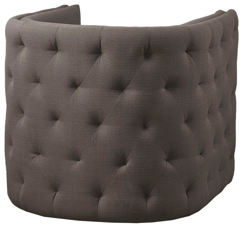 Madison Park Capstone Swivel Chair, Dark Gray