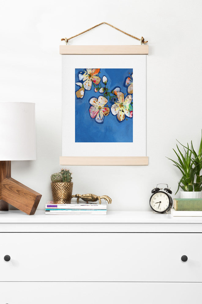 Deny Designs Land Of Lulu Apple Blossoms 2 Art Print