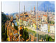 "Florence Panoramic View" Photo Metal Wall Art, 3 Panels, 36"x28"