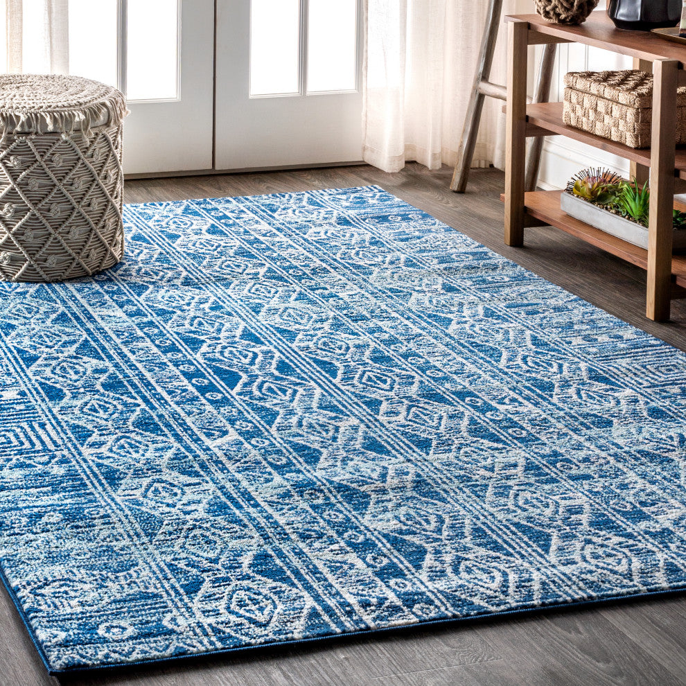 Moroccan HYPE Boho Vintage Tribal Area Rug, 5 X 8