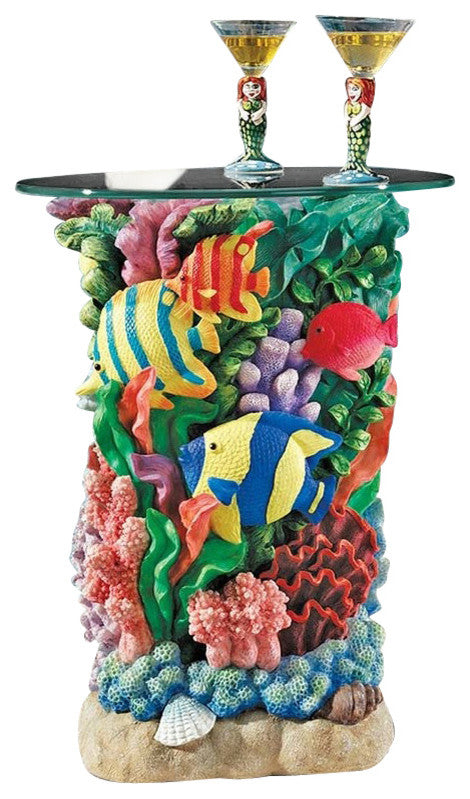 The Great Barrier Reef Glass Top Table
