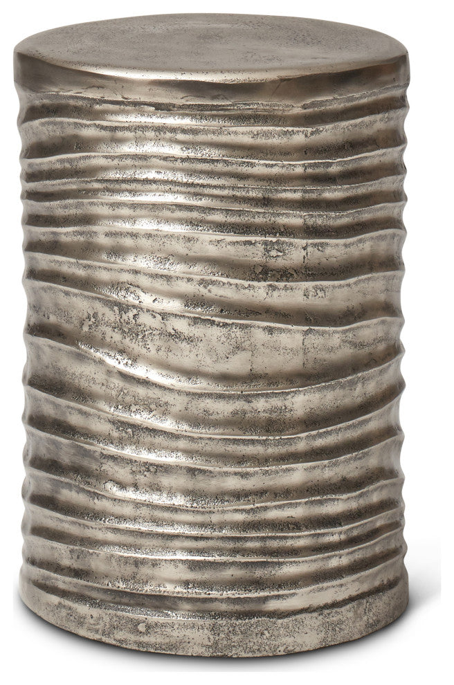 Elements Tara Stool, Vintage Silver