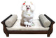 D Art Collection Mahogany Sleigh Pet Bed