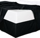 Cotton Split Corners Stripe 14" Drop Bed Skirt, Black, California King
