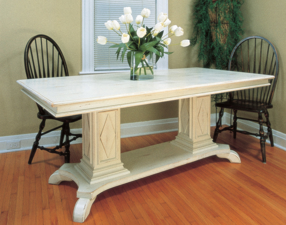 Diamond Valley Pedestal Dining Table, 36"x78"
