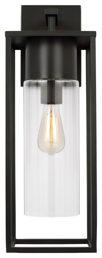 Vado Extra Large One Light Outdoor Wall Lantern, Antique Bronze