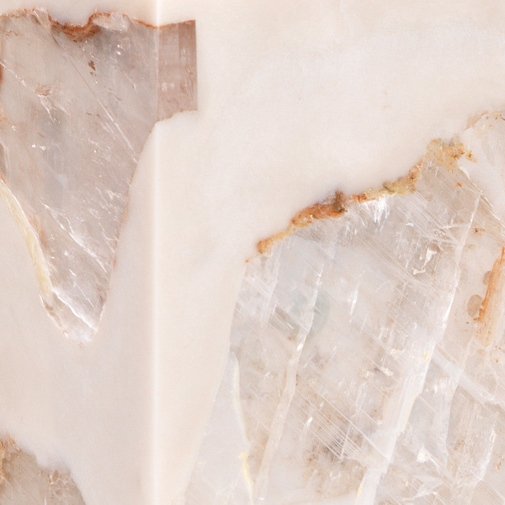 Slab Mica Bookends, Set of 2