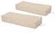 GDF Studio Solana Outdoor Beige Waterproof Fabric Lounge Set Cover, Set of 2