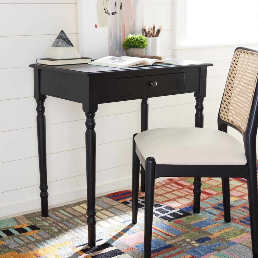 Safavieh Arina 1 Drawer Desk, Black
