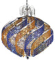 Elegant Spiral Dining Room Light, Chrome Finish With Royal Cut Crystal