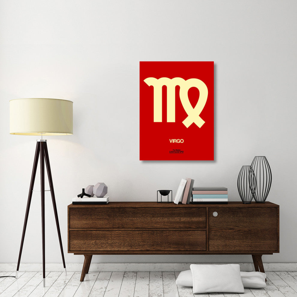 "Virgo Zodiac Sign Yellow" Fine Art Print