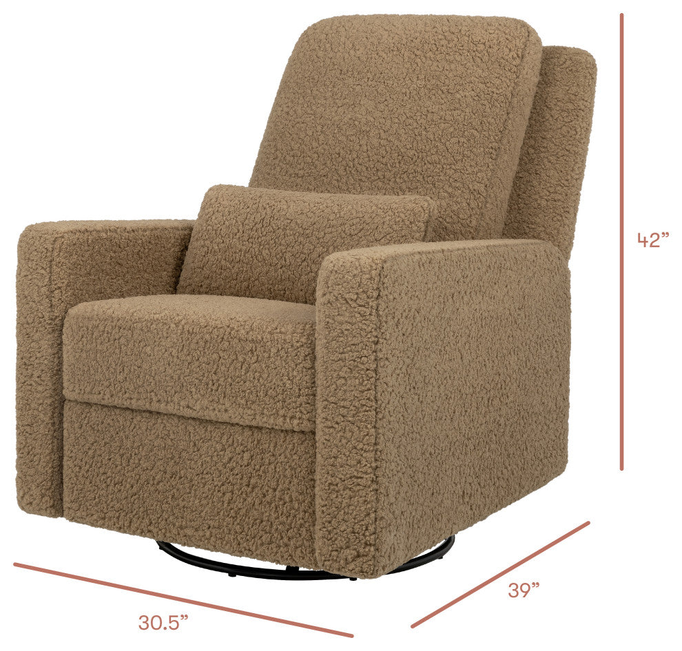 Sigi Recliner and Swivel Glider, Shearling, Cortado Shearling