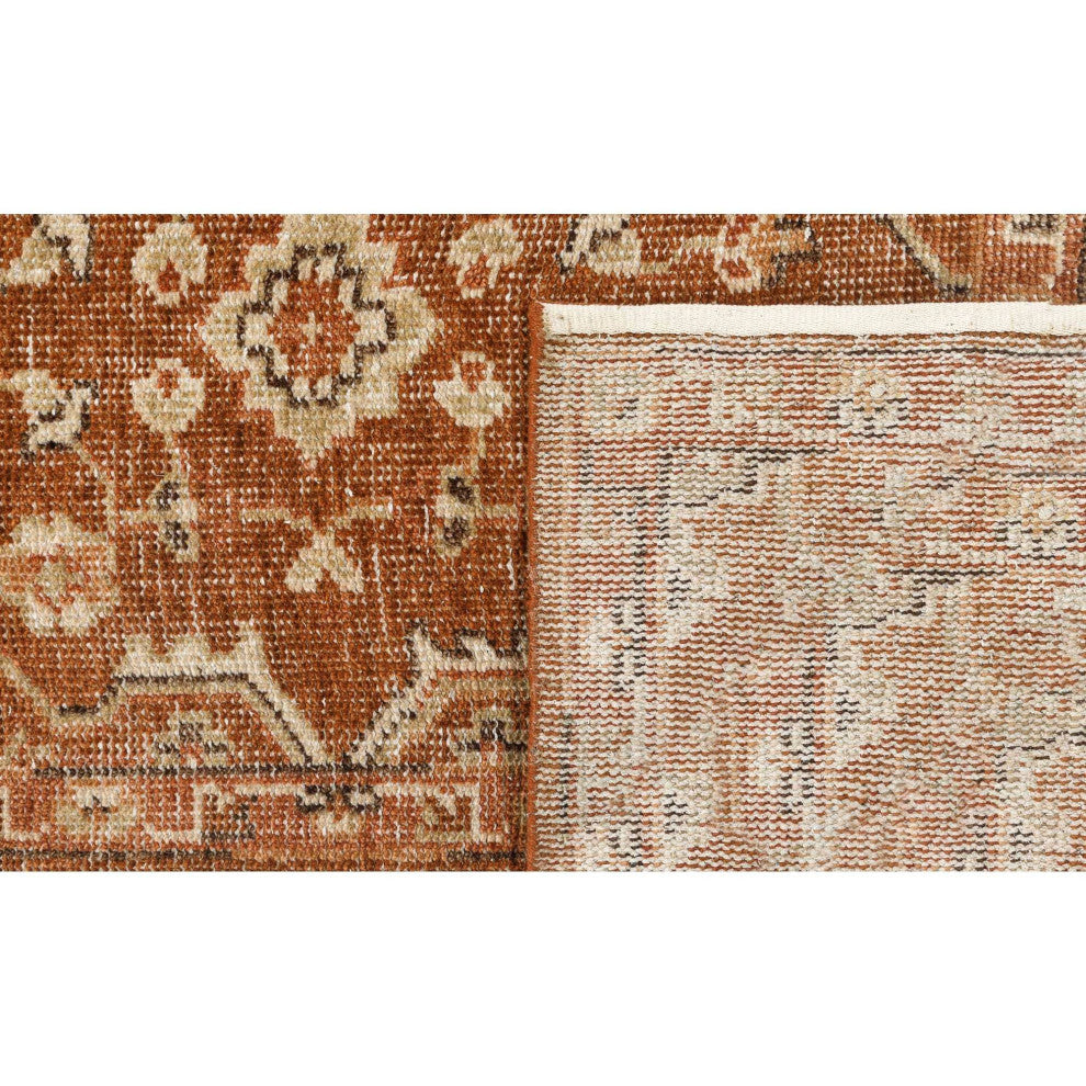 Tuscany Olivia Area Rug, Terracotta, 9'x12'