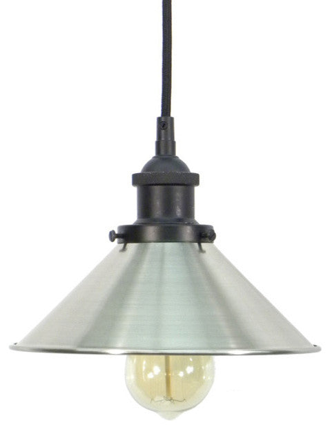 Black Nickel Shade Pendant Light